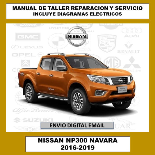 Manual de Taller, Reparación y Servicio Nissan NP300 Navara Frontier 2016-2019