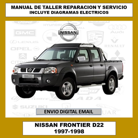 Manual de Taller, Reparación y Servicio Nissan Frontier D22 1997-1998