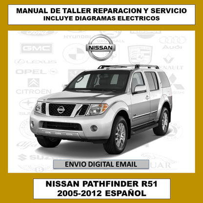 Manual de Taller, Reparación y Servicio Nissan Pathfinder R51 2005-2012 Español