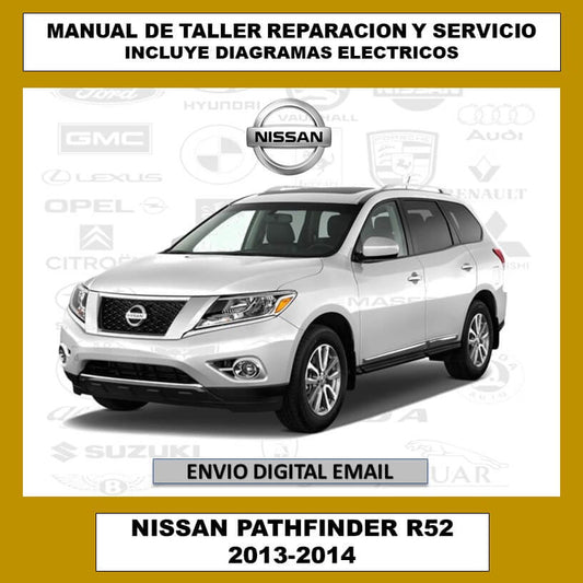 Manual de Taller, Reparación y Servicio Nissan Pathfinder R52 2013-2014