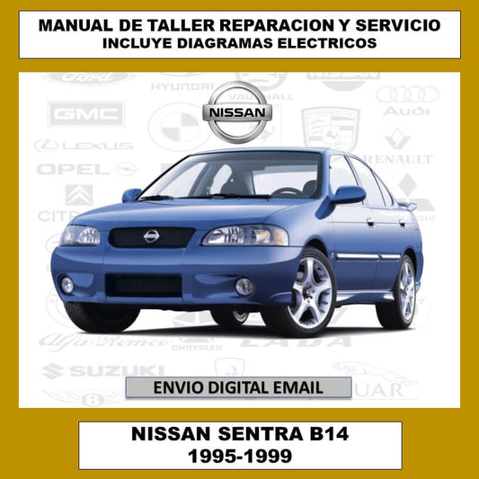 Manual de Taller, Reparación y Servicio Nissan Sentra B14 1995-1999