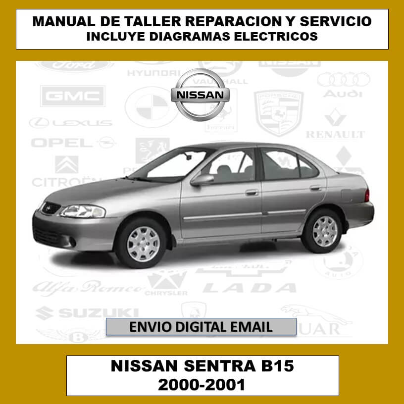 Manual de Taller, Reparación y Servicio Nissan Sentra B15 2000-2001