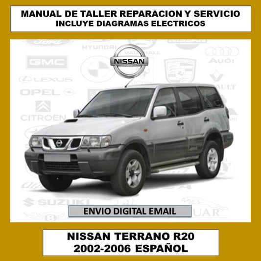 Manual de Taller, Reparación y Servicio Nissan Terrano R20 2002-2006 Español