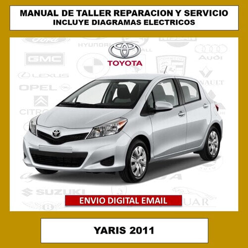 Caratula del Manual de Taller Toyota Yaris 2011
