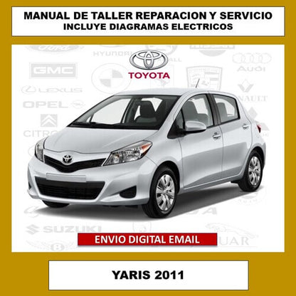 Caratula del Manual de Taller Toyota Yaris 2011