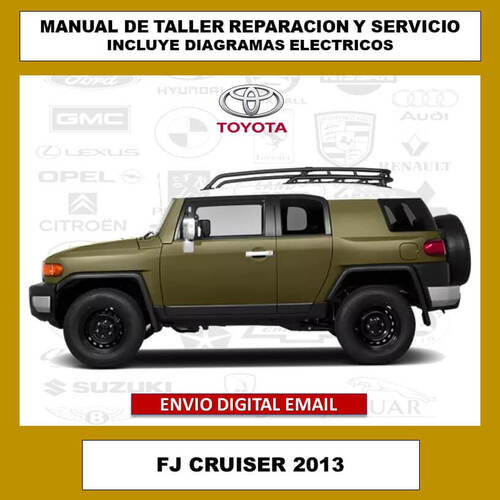 Portada del manual de taller y servicio técnico para el Toyota Fortuner 2013. Este compendio digital cubre todos los aspectos de reparación, mantenimiento, diagramas eléctricos y especificaciones del vehículo.