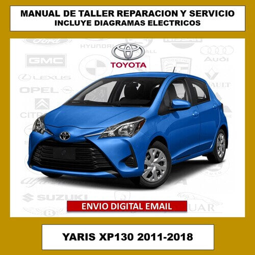 Caratula de Manual de Reparacion y servicio del Toyota Yaris 2011-2018