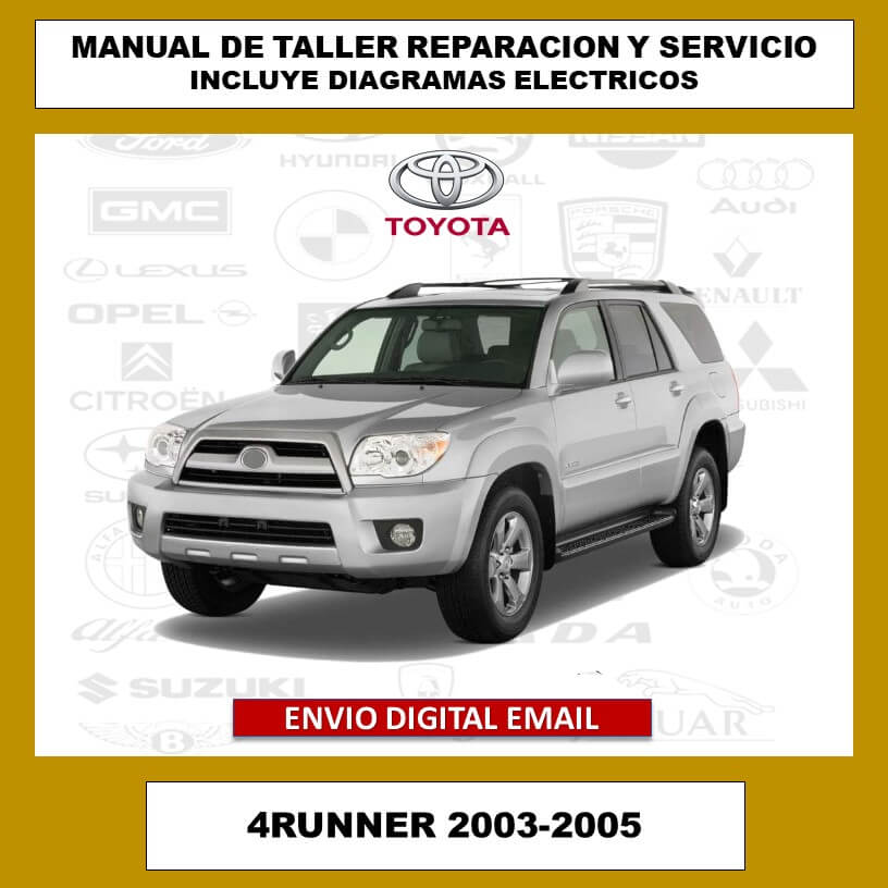 Manual de Taller, Reparacion y Servicio Toyota 4Runner 2003-2005