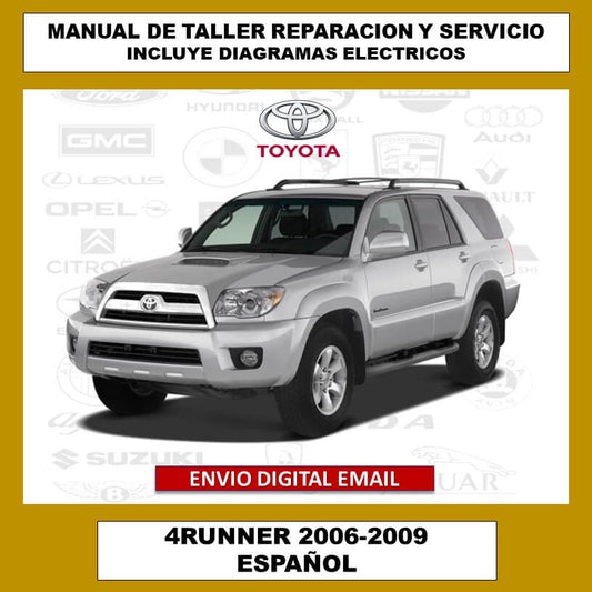 Manual de Taller, Reparación y Servicio Toyota 4Runner 2006-2009 Español