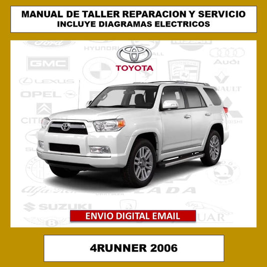 Manual de Taller, Reparacion y Servicio Toyota 4Runner 2006