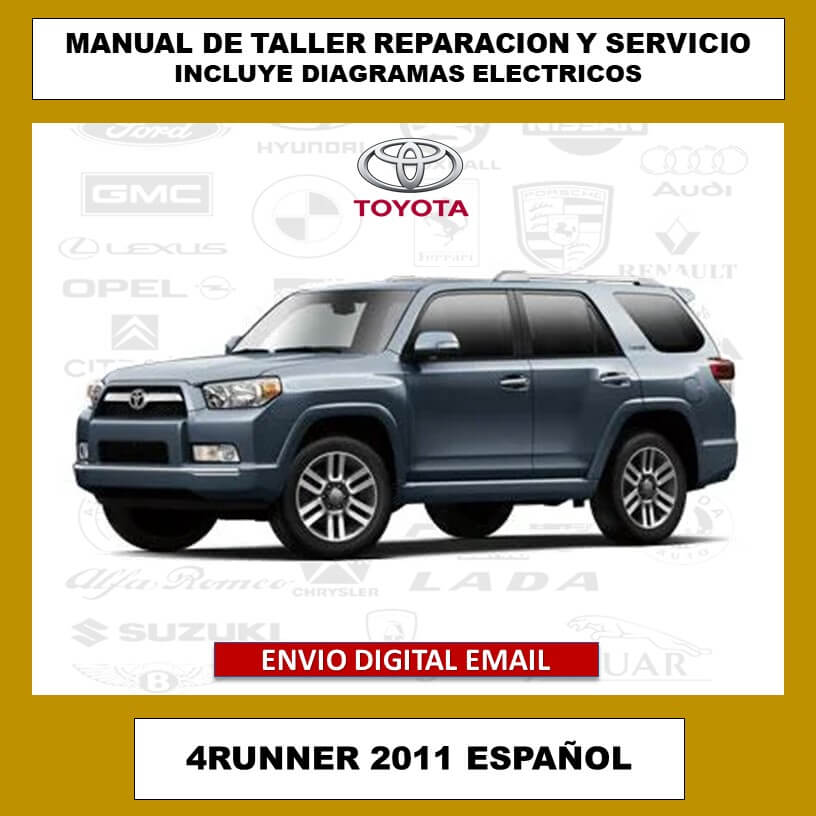 Manual de Taller, Reparación y Servicio Toyota 4Runner 2011 Español