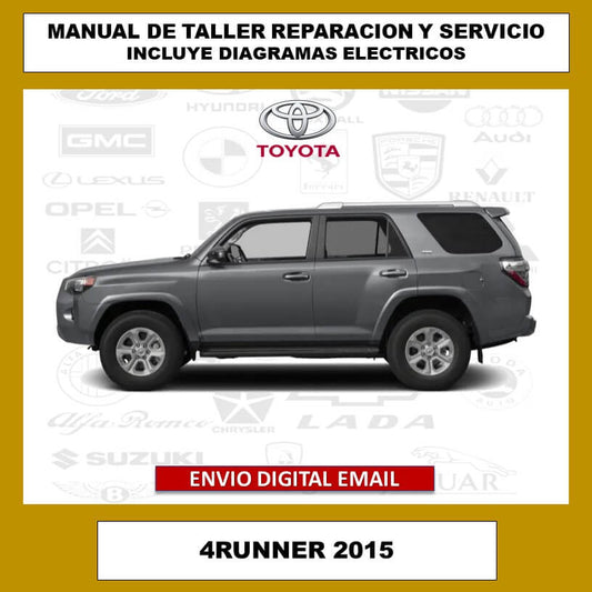 Manual de Taller, Reparacion y Servicio Toyota 4Runner 2015