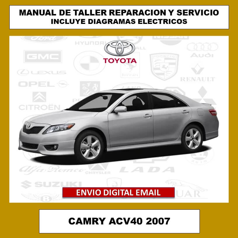 Manual de Taller, Reparación y Servicio Toyota Camry ACV40 2007 Español