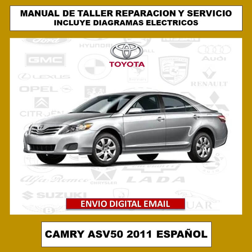 Manual de Taller, Reparación y Servicio Toyota Camry ASV50 2011 Español