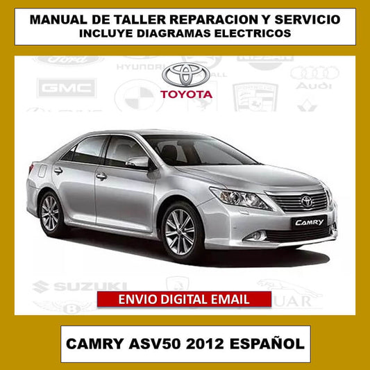 Manual de Taller, Reparación y Servicio Toyota Camry ASV50 2012 Español