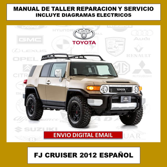 Manual de Taller, Reparacion y Servicio Toyota FJ Cruiser 2012 Español