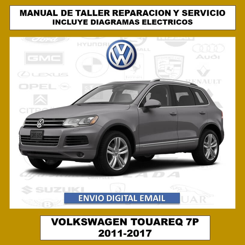 Manual de Taller, Reparación y Servicio Volkswagen Touareg 7P 2011-2017