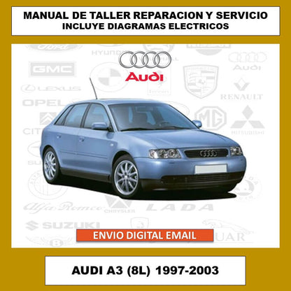 Manual de Taller, Reparación y Servicio Audi A3 (8L) 1997-2003