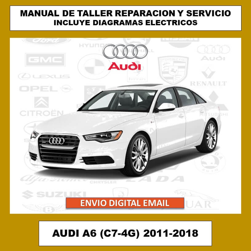 Manual de Taller, Reparación y Servicio Audi A6 (C7-4G) 2011-2018