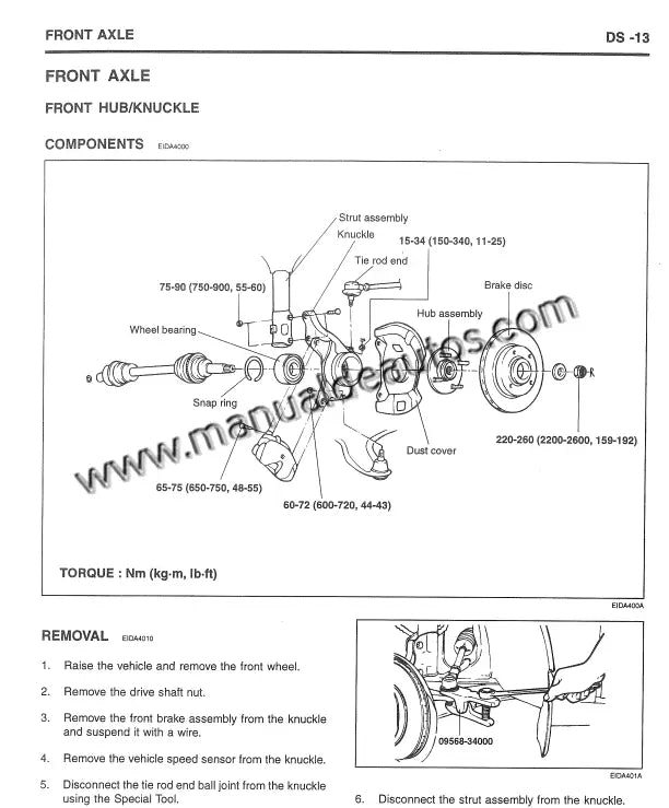 Manual de taller del Hyundai Accent 2000–2005 con instrucciones completas de reparación.