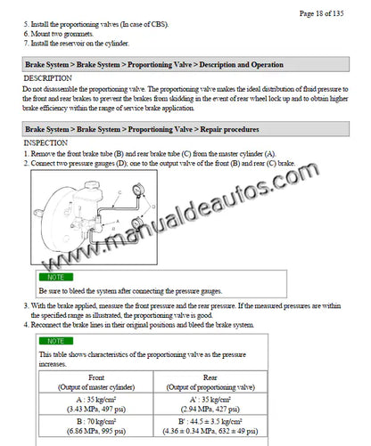 Manual de taller del Hyundai Accent 2006–2010 con instrucciones para diagnóstico general.