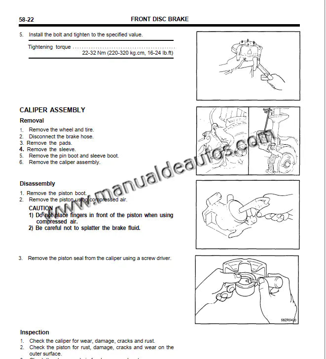 Manual de taller del Hyundai Elantra 1992–1995 con guía completa de diagnóstico.