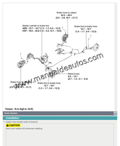 Manual de taller del Hyundai Elantra 2011–2015 con guía completa de reparación.