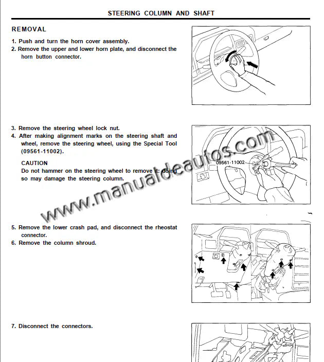 Manual de taller del Hyundai Excel 1989–1994 con guía completa de diagnóstico.