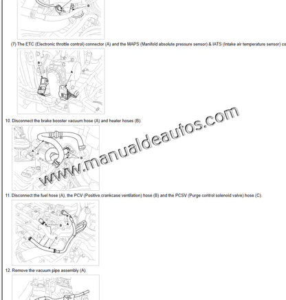 Imagen del motor del Hyundai Accent 2011–2017 con enfoque en reparación y mantenimiento.