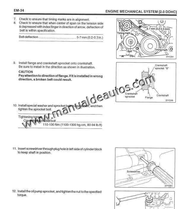 Imagen del motor del Hyundai Sonata 1998–2001 con detalles de reparación y mantenimiento.
