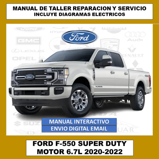 Manual Taller Ford Super Duty F-550 (2020-2022) Español Traducido