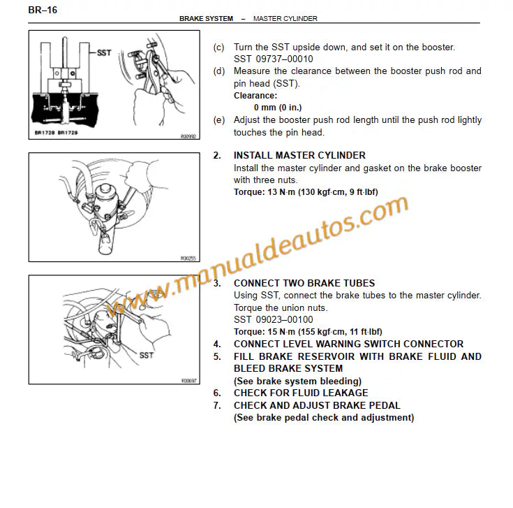 Manual de taller y reparación de frenos y suspensión Lexus ES300 (1991-1994). Manual de servicio de chasis, dirección y amortiguación para modelos de primera generación.