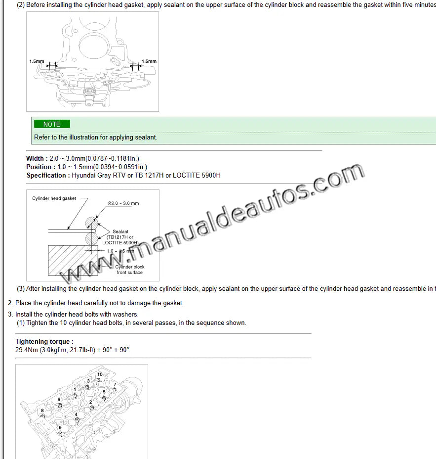Manual de taller del Hyundai Accent 2011–2017 con guía completa de reparación.