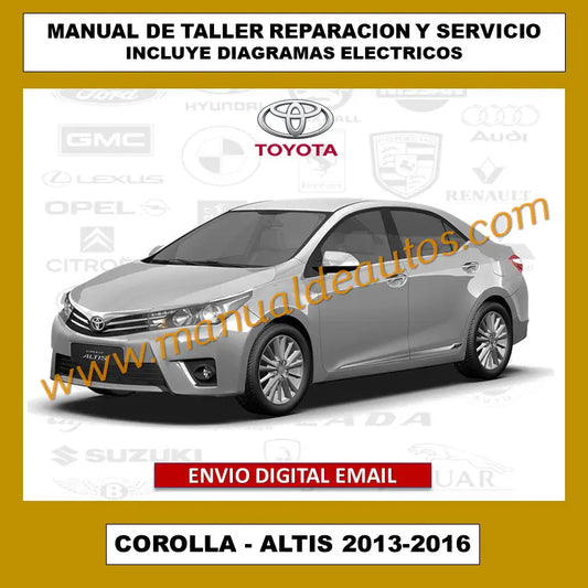 Manual de Taller Toyota Corolla Altis 2013-2016