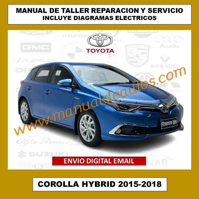 Manual de Reparación y Servicio Toyota Corolla Hybrid 2015-2018