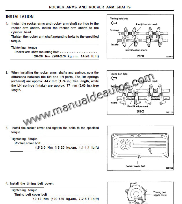 Imagen del motor del Hyundai Excel 1989–1994 con detalles de reparación y mantenimiento