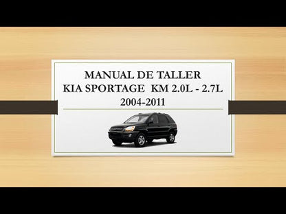 Manual de Taller, Reparación y Servicio Kia Sportage KM 2004-2010