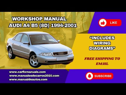 Manual de Taller, Reparación y Servicio Audi A4 B5 (8D) 1995-2001