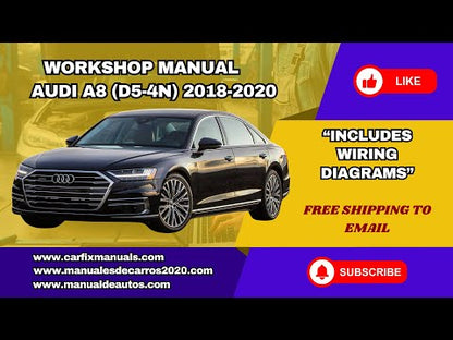 Manual de Taller, Reparación y Servicio Audi A8 (D5-4N) 2018-2020