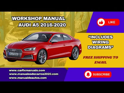 Manual de Taller, Reparación y Servicio Audi A5 2016-2020