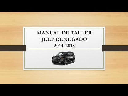 Manual de Taller, Reparación y Servicio Jeep Renegade 2014-2018