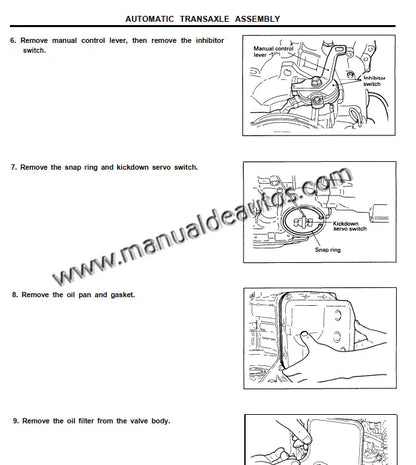Transmisión del Hyundai Excel 1989–1994 durante servicio técnico especializado.